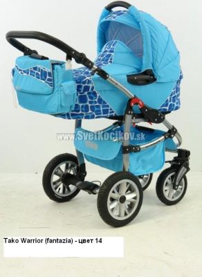 Универсальная коляска Tako Warrior (fantazia) | Интернет-магазин детских товаров Happy-Kids | Коляска Tako | Универсальная коляска