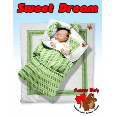 Set Одеяло трансформер Ontario Baby Sweet Dream - Лайм | Интернет-магазин Happy-Kids | Постель детская | Одеяла
